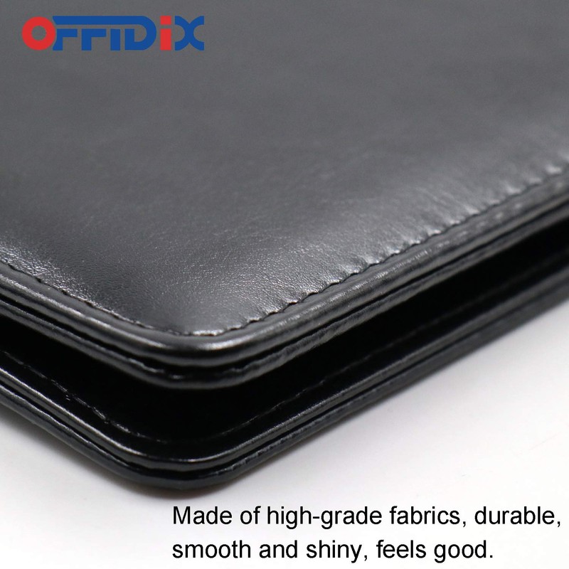 OFFIDIX PU Leather Portfolio Folder Clipboard A4 Folder Portfolio Work