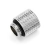 Barrow G1/4" Male to Female Extender Fitting, 15mm, Silver Shiny