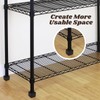 Kyuionty Self-Adhesive Furniture Risers Set of 4, Square Lift Risers