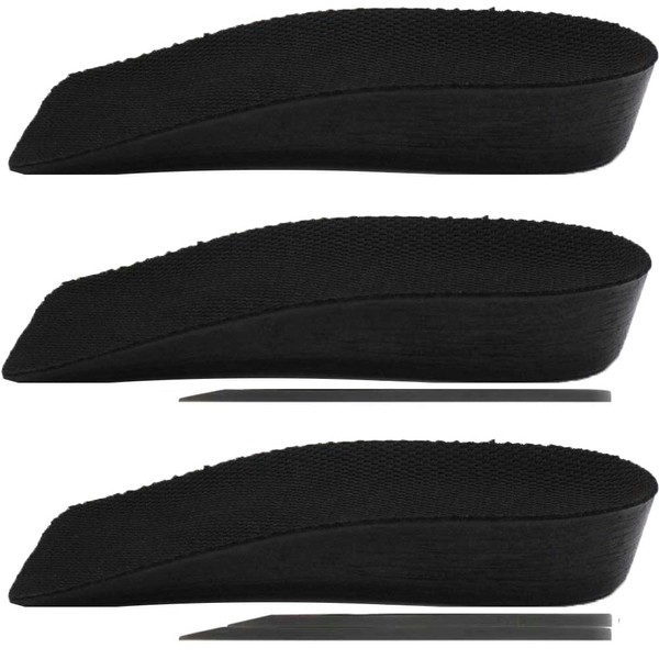 Squat Heel Wedges Lifts Inserts Insoles for Squats (18mm-24mm Small)