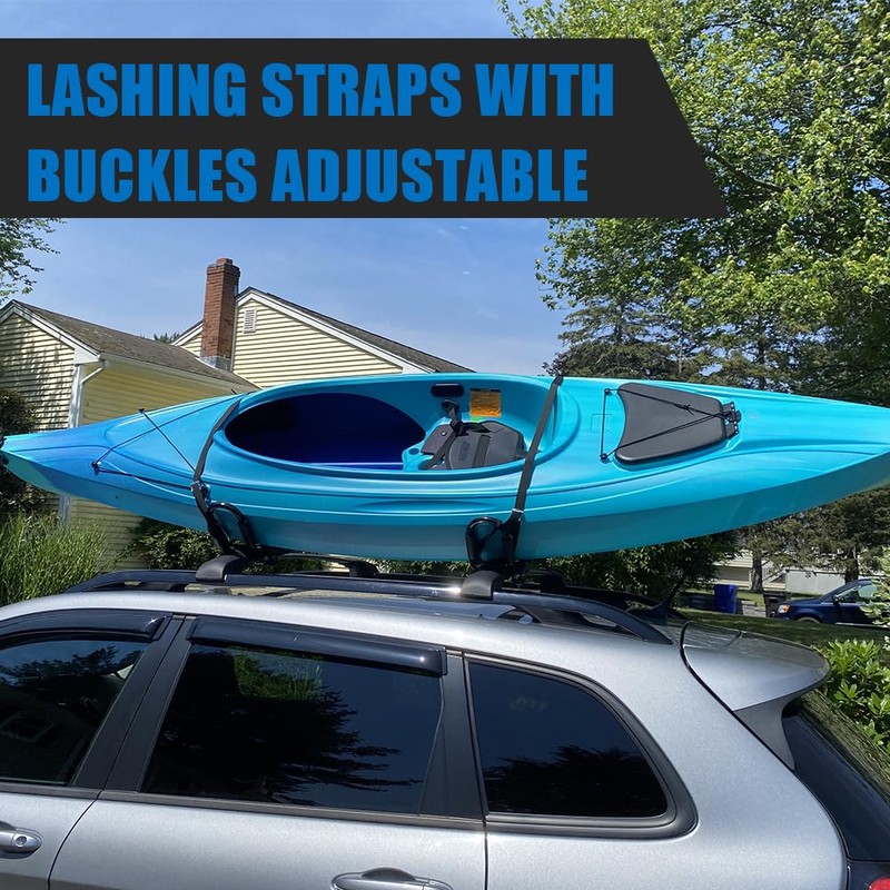 QZTYTY 2PCS Tie Down Straps, Cam Straps, Adjustable Kayak Straps