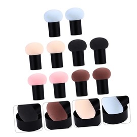 FOMIYES 3sets Makeup Sponge Puff Mushroom Type for Wet Dry Application Professional Beauty Tool 10pcs*3