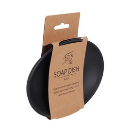 White Magic Eco Basics Soap Dish, Black