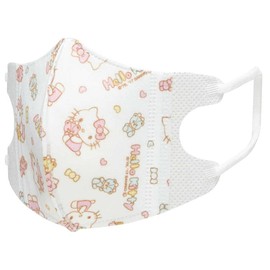 スケーター (skater) 不織布 立体 マスク 2-3才 子供用 三層構造 ハローキティ サンリオ 7枚 MSKB1N-A