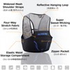 Azarxis - Mochila de hidratación de 2,5 l con frasco