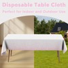 Fantastshop Plastic Tablecloths Disposable - 6 Packs 54 x 108
