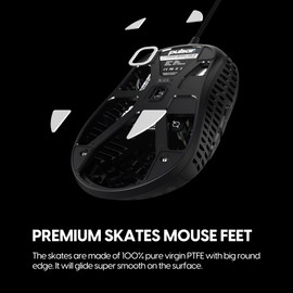 Pulsar Gaming Gears - PTFE Mouse Feet for Xlite Wired Mice Premium Skate (Xlite Wired, Original, White)