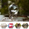 HDCRYSTALGIFTS 3D Laser Crystal Butterfly Flower Figurine Crystal Decorative Ball