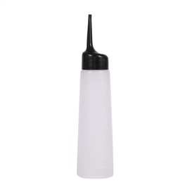 Large application bottle 240 ml with measuring scale, elumen applicator, precision tip Empty applicator Glue bottle Salon Hair cleaning Wash pot Long tip applicator bottle For hair color applicator