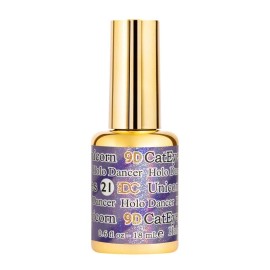 DND DC DND 9D Cat Eye soak off gel - #21- Holo Dancer