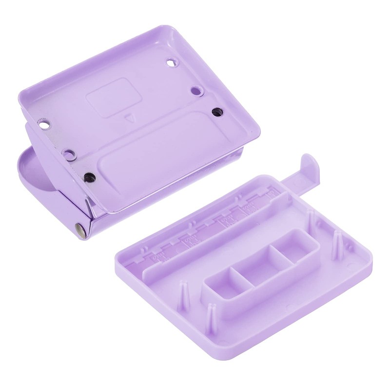 PATIKIL 6mm 2 Hole Paper Punch, Metal Hole Punch, 8