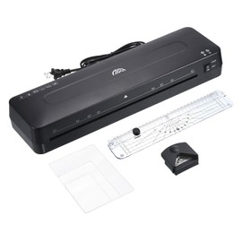 PATIKIL 5-in-1 Laminator Machine, A3 Laminating Machine 13 Inch Cold Thermal Laminator Quick Warm-Up with 40Pcs Laminating Pouches, Corner Rounder, Paper Trimmer for Office Home Use
