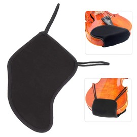 Violin Chin Rest Pad Made of Cotton Material Practical Soft Chin Protector Protects Violin from Scratches Chin Rest Cover Fits 4/4, 3/4, 1/2, 1/4, 1/8 Violin