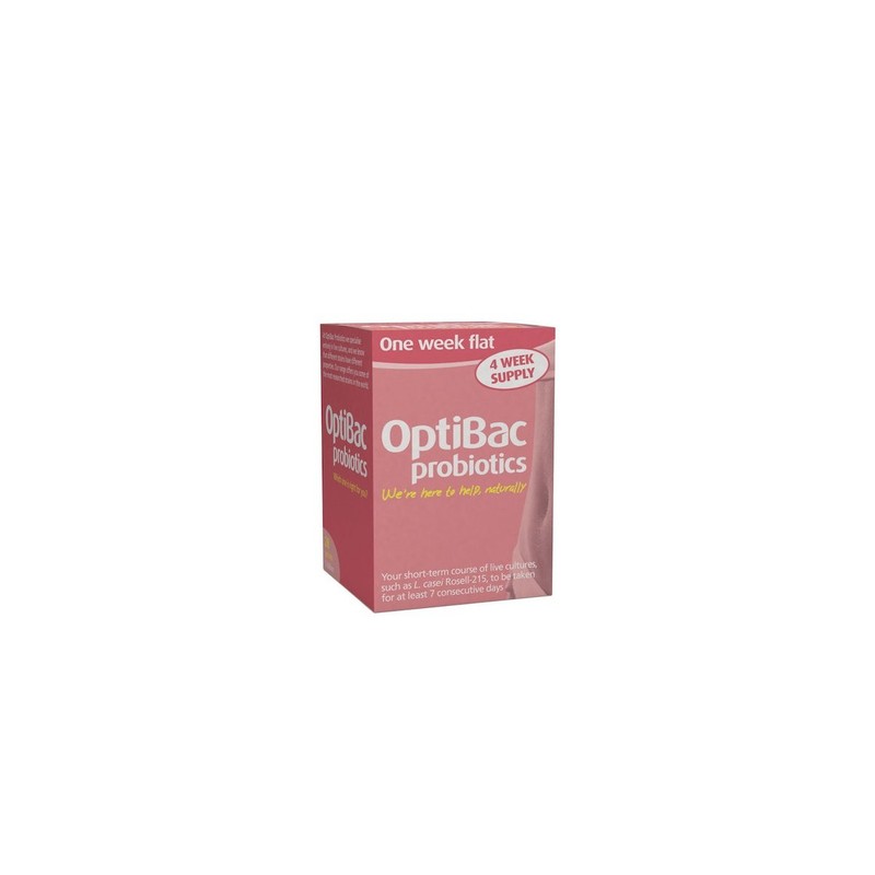 OptiBac Probiotics One Week Flat, 28 Sachets