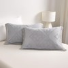 Arianaut Boho Queen Comforter Set Grey 3 Pieces Tufted Tassel