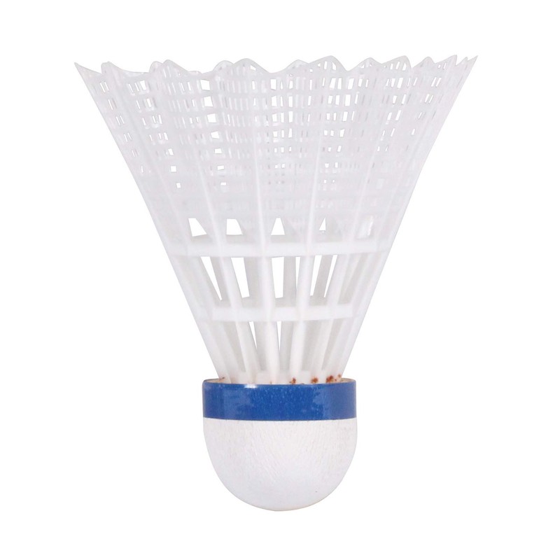 VICTOR nylon Shuttlecock Shuttle 2000 6per tin, white / blue