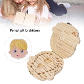 Caja de recuerdo de dientes de leche, caja de dientes de leche resistente a la corrosión significativa para la infancia para niños(Chicas)