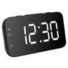 LED Digital Alarm Clock Portable Desk Clock with Snooze for