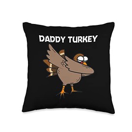 Cool Turkey Design For Men Dad Forest Wild Animal Lovers Throw Pillow