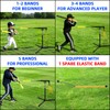 Wiseek 31-43 in Adjustable Batting Swing Trainer. Baseball Hitting Trainer
