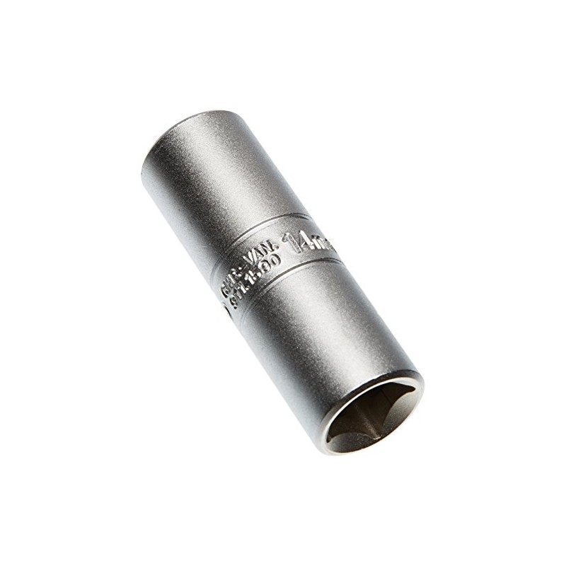 KS Tools 911.1590 1/2" Socket for spark plugs, 14mm