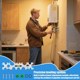 Aerator Key for Sink Faucet,Stainless Steel Faucet Installer - Aerator Remover Installer Plumbing Helper for Kitchen Bathroom Shower Dishwasher Car Home Sink