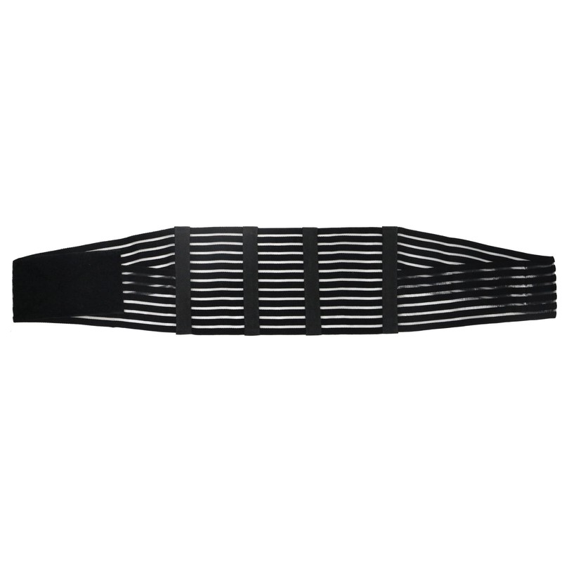 OTC Lumbosacral Support, 7-inch Lower Back, Lightweight Compression, Elastic, Black,