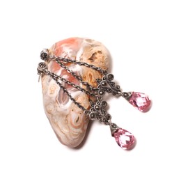 Vintage Marcasite 925 Sterling Silver Pink Topaz 8x14mm Teardrop Post Dangling Earrings. 925 stamped, Antique vintage gift for her