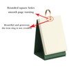 JNGUOSICN Mini Sketchbook Retro Spiral Book Portable Blank Notebook Ring
