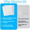 Acrylic Magnetic Seashell Display Box Seashell Storage Box 36 Grids