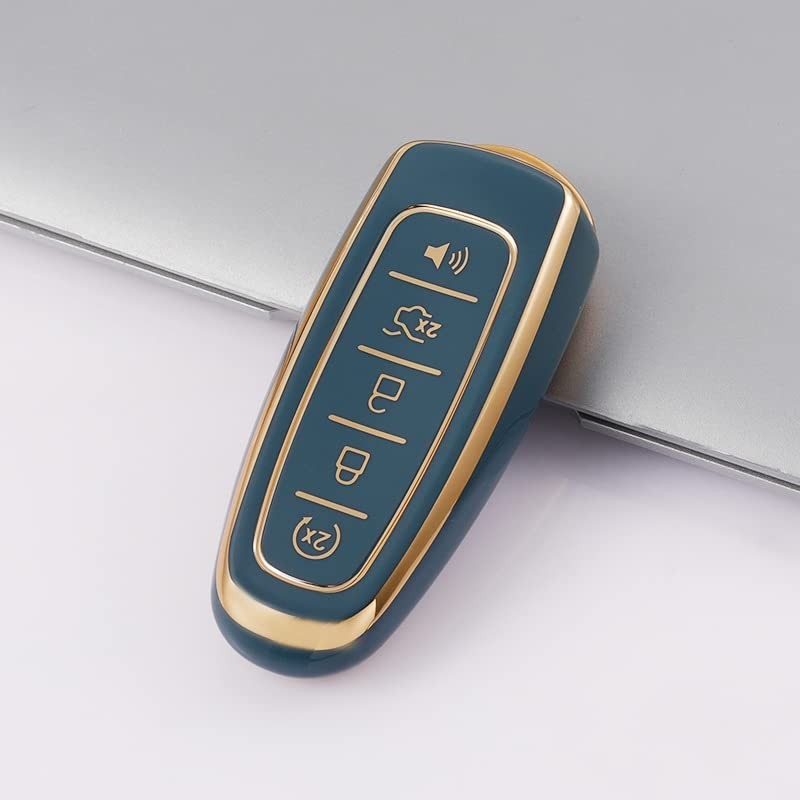 TECART Key Case Fit for Ford Edge Explorer Soft TPU