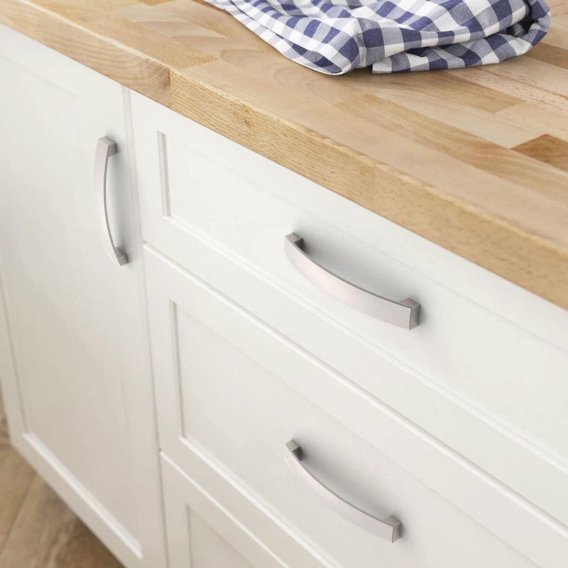 FURNIWARE 10 Pack Cabinet Handles, Hardware Drawer Pulls, Aluminum Kitchen