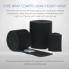 Core Products Core Wrap, Compression Therapy Wrap, Black - 2.5"