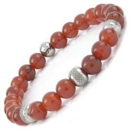 10:10 ELASTIC BRACELETS WITH NATURAL STONES 8 MM