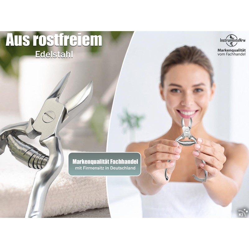 Solingen Nail Clippers 14 cm for Medium to Strong Toenails