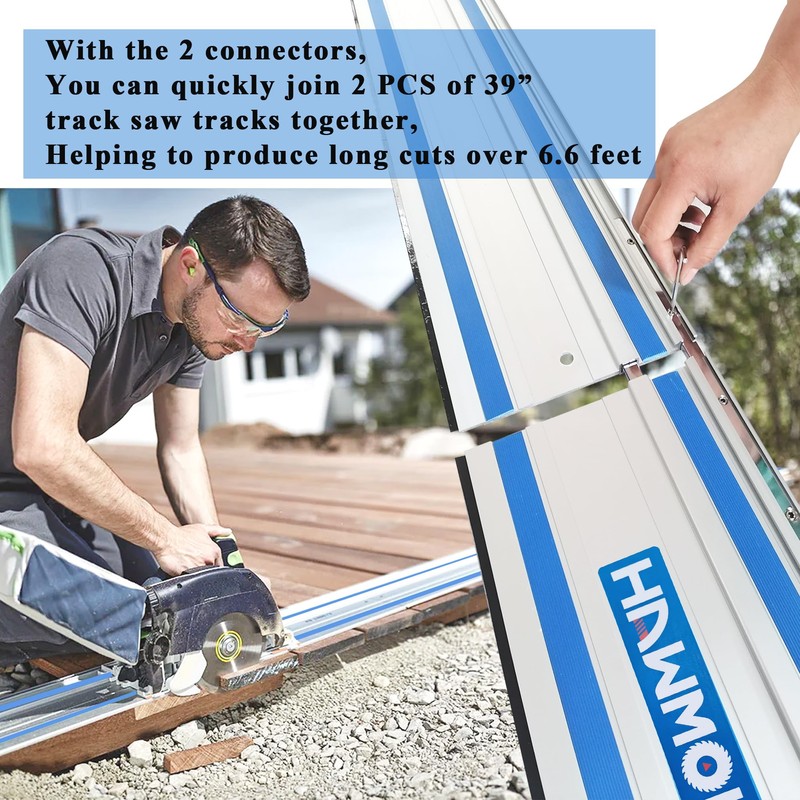 78" Track Saws Guide Rail Compatible with Makita and Fit