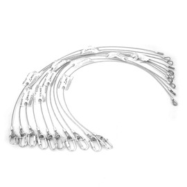 10 x Safety Catch Ropes 800 x 3 mm Safety Safety Rope Manufactured According to DGUV 115-002 (Formerly BGV-C1) up to 5 kg Set of 10 for Securing Loads Over People (800/3 mm)