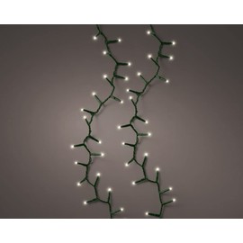 Lumineo Compact Classic Warm Fairy Lights, 750 LEDs, 16 Metres, Green Cable, Indoor & Outdoor, Timer, Dimmable, IP44