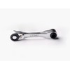 UTOKU Double pico ratchet wrench (Silver, 1/4 Inch Mini Double