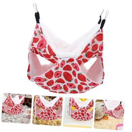 CIYODO Cozy Chinchilla Hammock with Double Layer Design Warm Hanging Bed for Small Pets for Hamsters Guinea Pigs and Ferrets Durable Breathable and Scratch Resistant Pet Cage Accessory