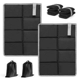 Flintronic Pack of 2 Seat Cushion Foldable Outdoor Oxford Fabric Waterproof Playground Mat Children's Seat Mat with Carry Bag for Outdoor Playground Garden Stadium Hunting Hiking Camping