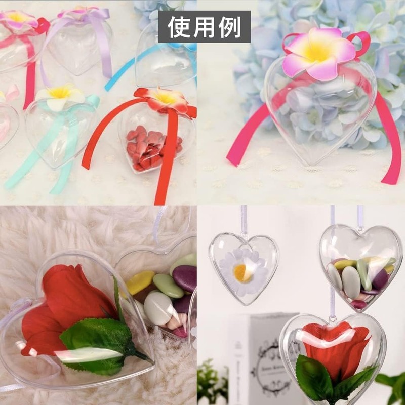 TKY Plastic Balls, Plastic Spheres, Ornaments, Balls, Decoration, Clear, Hollow,