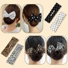 FOSDICK Pack of 4 Twister Headbands, Magic Hair Bun Maker