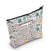 BWWKTOP Optometrist Definition Cosmetic Bag Optometry Gift Ophthalmologist Zipper Pouch