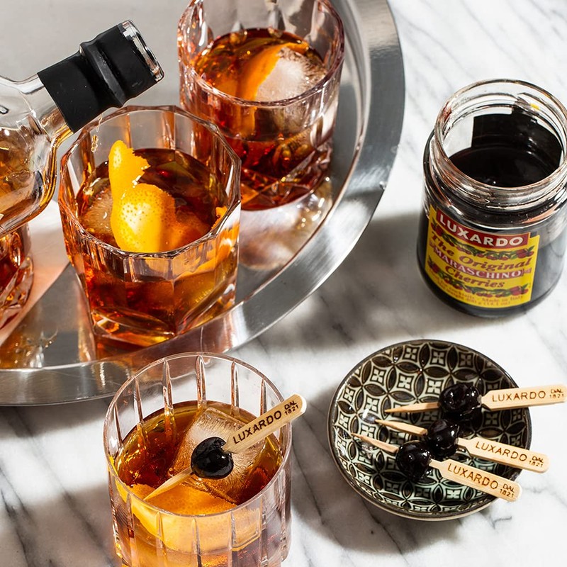 Luxardo Gourmet Cocktail Maraschino Cherries | for Old Fashioned, Manhattan
