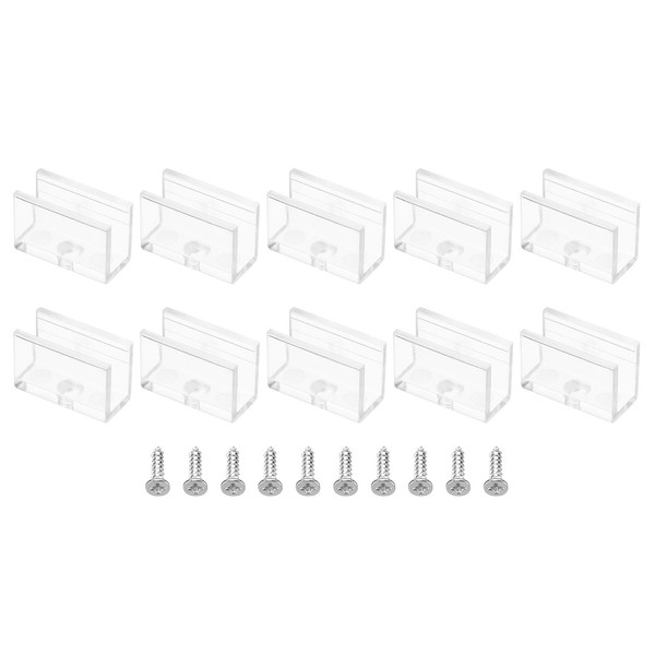 PATIKIL 40PCS LED Strip Lamp Clips Mounting Hardware Fixing Clips