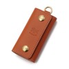 IL BISONTE Key Case, Leather, Genuine Leather, Cowhide Leather, Women's,