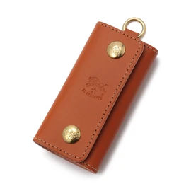 IL BISONTE Key Case, Leather, Genuine Leather, Cowhide Leather, Women's, Men's, Unisex, Yardine