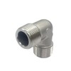 JoyTube 304 Stainless Steel 90 Degree Elbow, 1/2" NPT Male