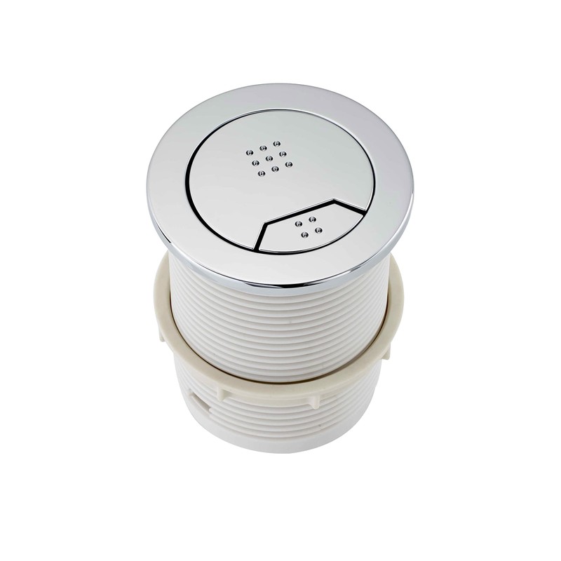 Excel Home Toilet Flush Button Replacement for Cistern- Dual Button